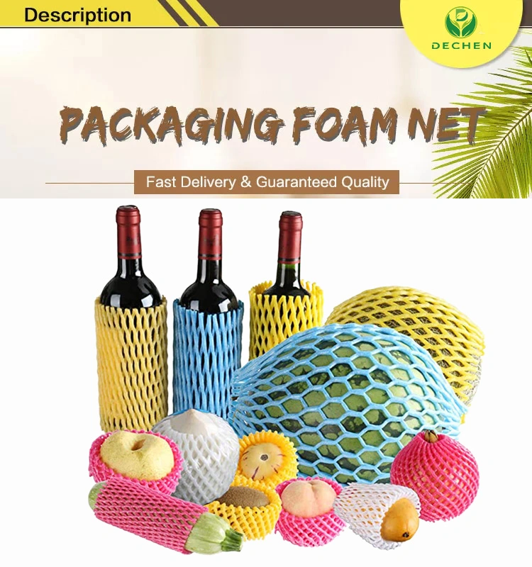 Tubular Netting Sleeve for Fruit Glass Bottle Protection Foam Net