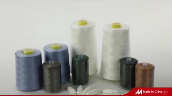 Polyester and Covered with Polyester Fibers Tex24 (45s/2 5000Y) Poly/Poly Core Sewing Thread